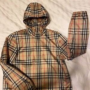Burberry Hooded Windbreaker Women XL
